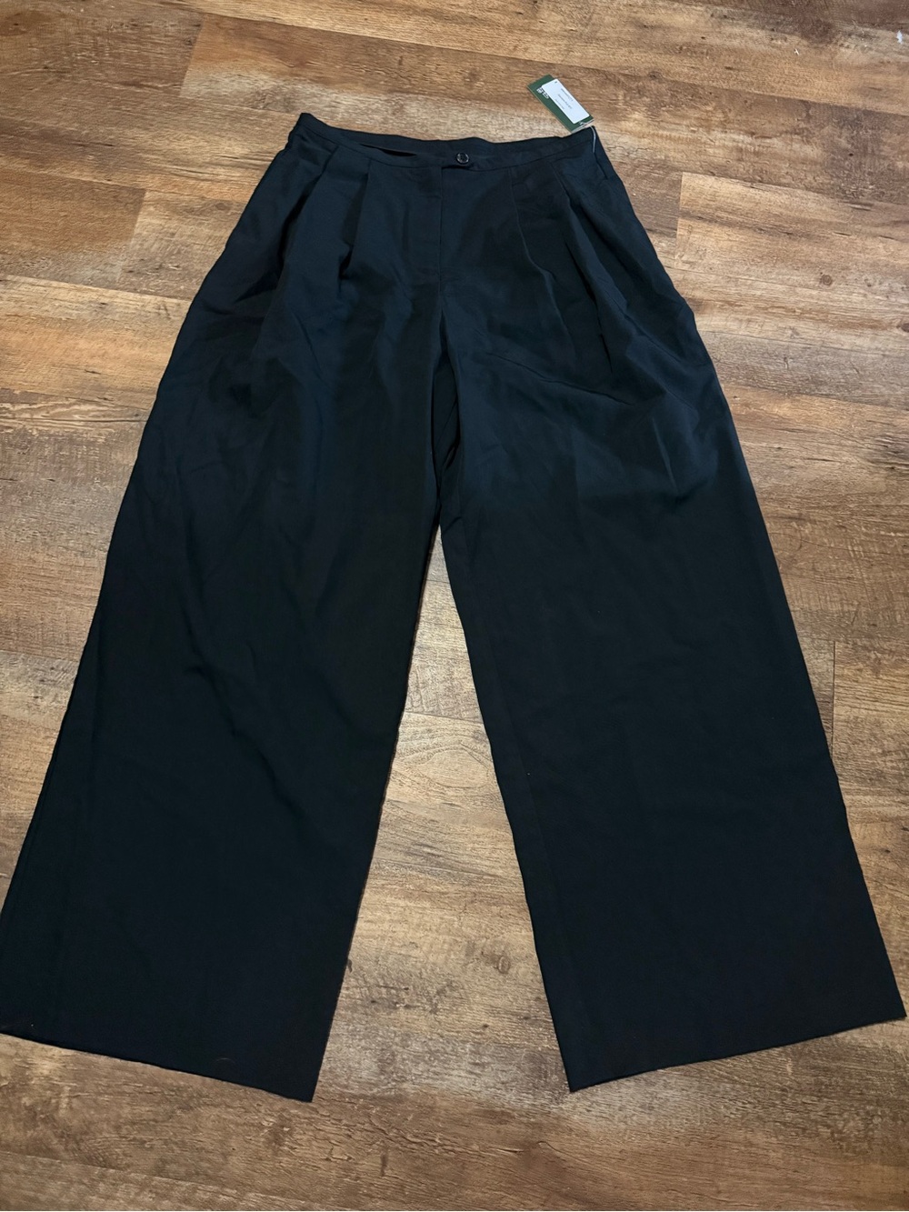 wild fable Black Wide-Leg Pleated Pants